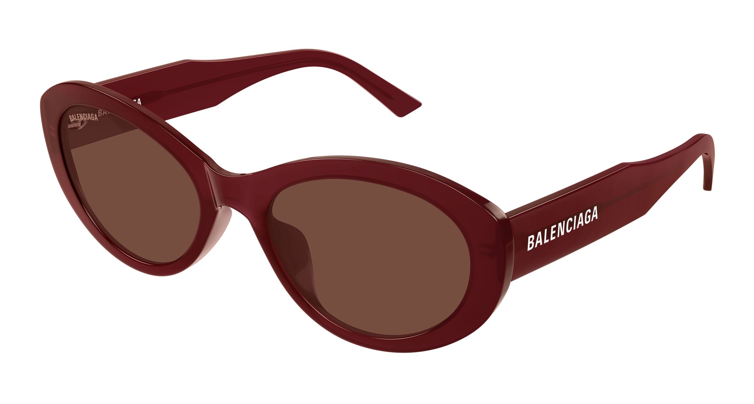 BALENCIAGA-BB0446S/S 005 BURGUNDY-BURGUNDY (RED 56*20, Granate, hi-res image number 0