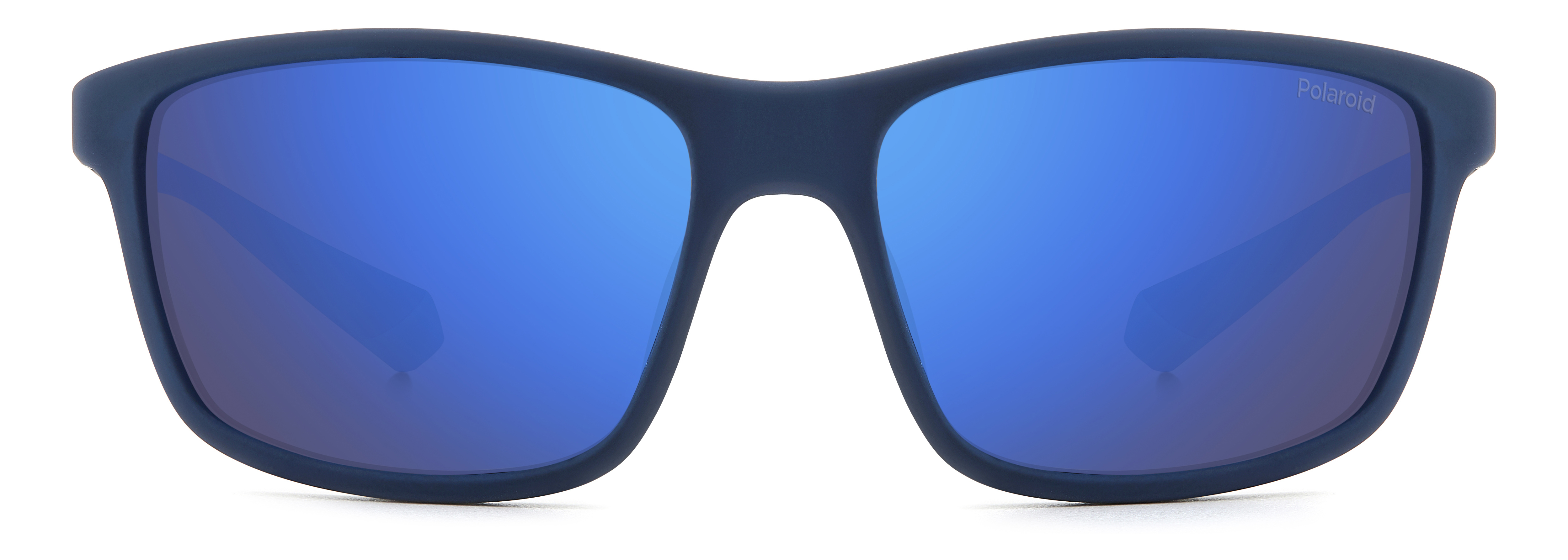 POLAROID-2153/S FLL*5X MATTE BLUE(BLUE MIRROR POLARIZED 58*16, Azul mate, hi-res image number 1