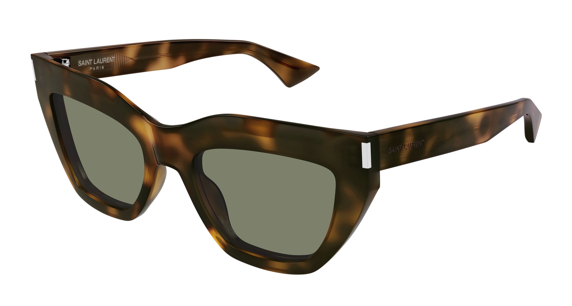 SAINT LAURENT-SL759 /S 003 HAVANA-HAVANA (GREEN 53*20, , hi-res image number 0