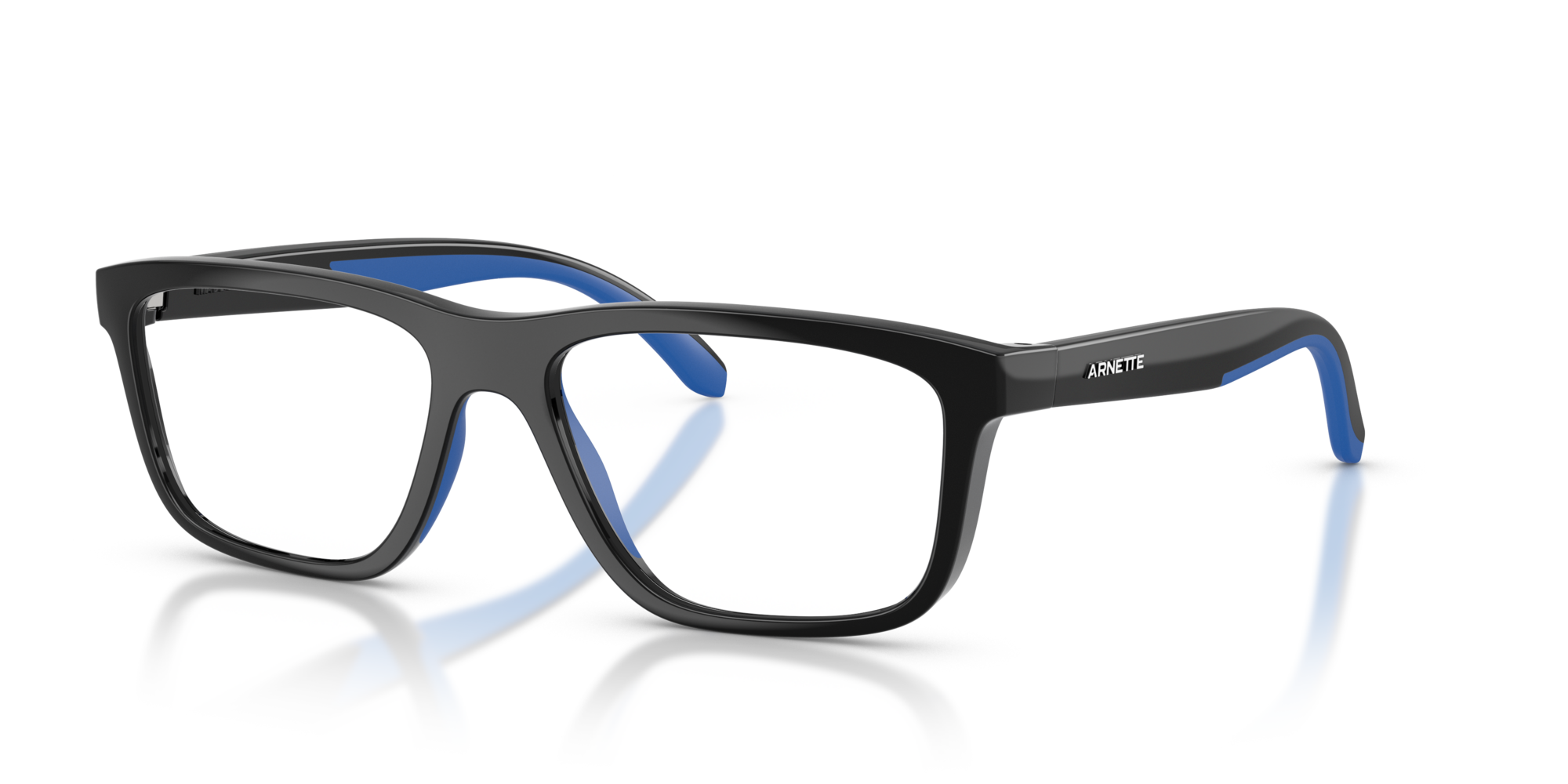 ARNETTE-7271 2753 BLACK/ROYAL BLUE RUBBER 55*17, Negro | goma azul royal, hi-res image number 0