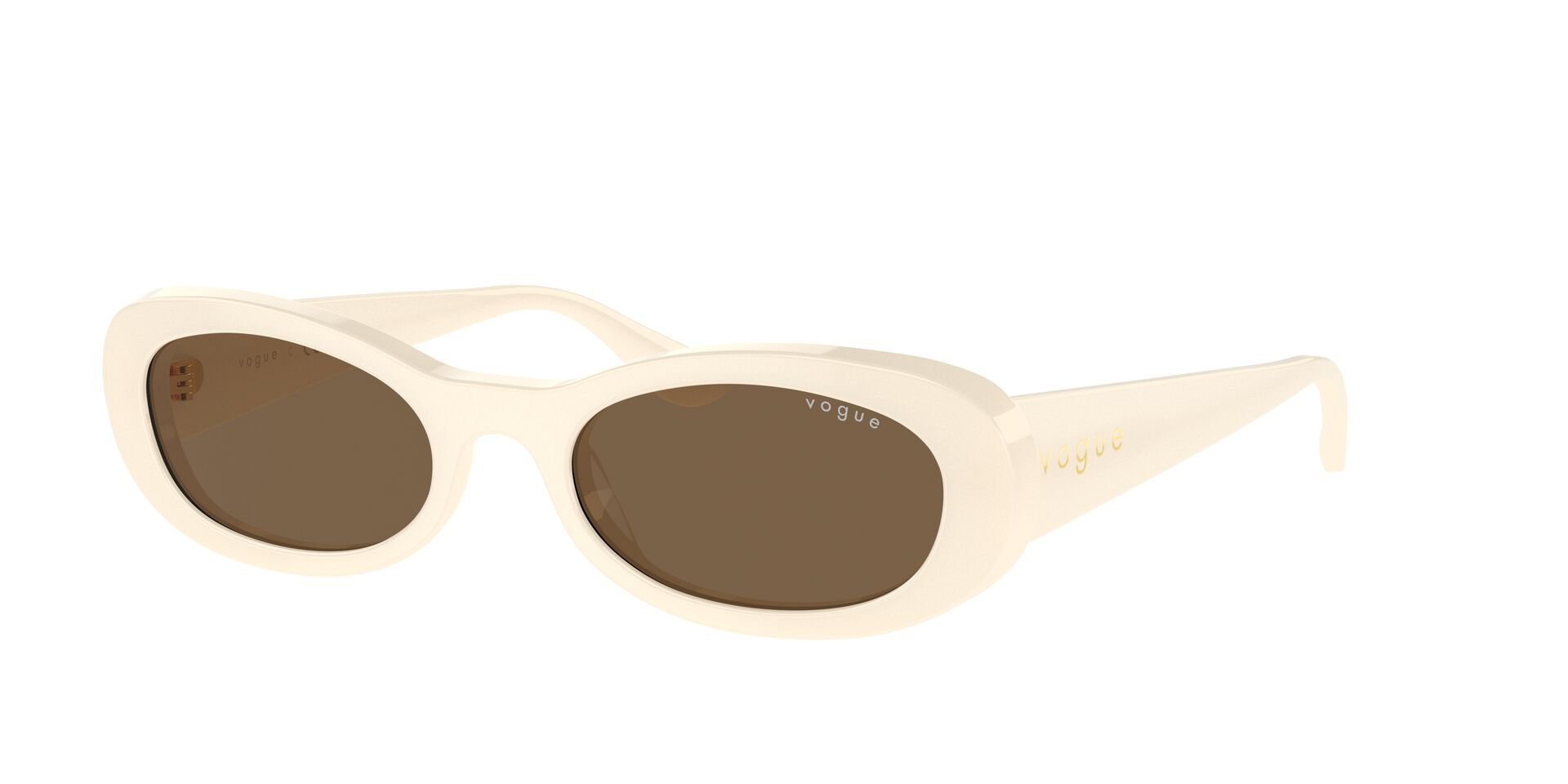 VOGUE-5582/S 316773 FULL IVORY/DARK BROWN 53*20, Marfil, hi-res image number 0