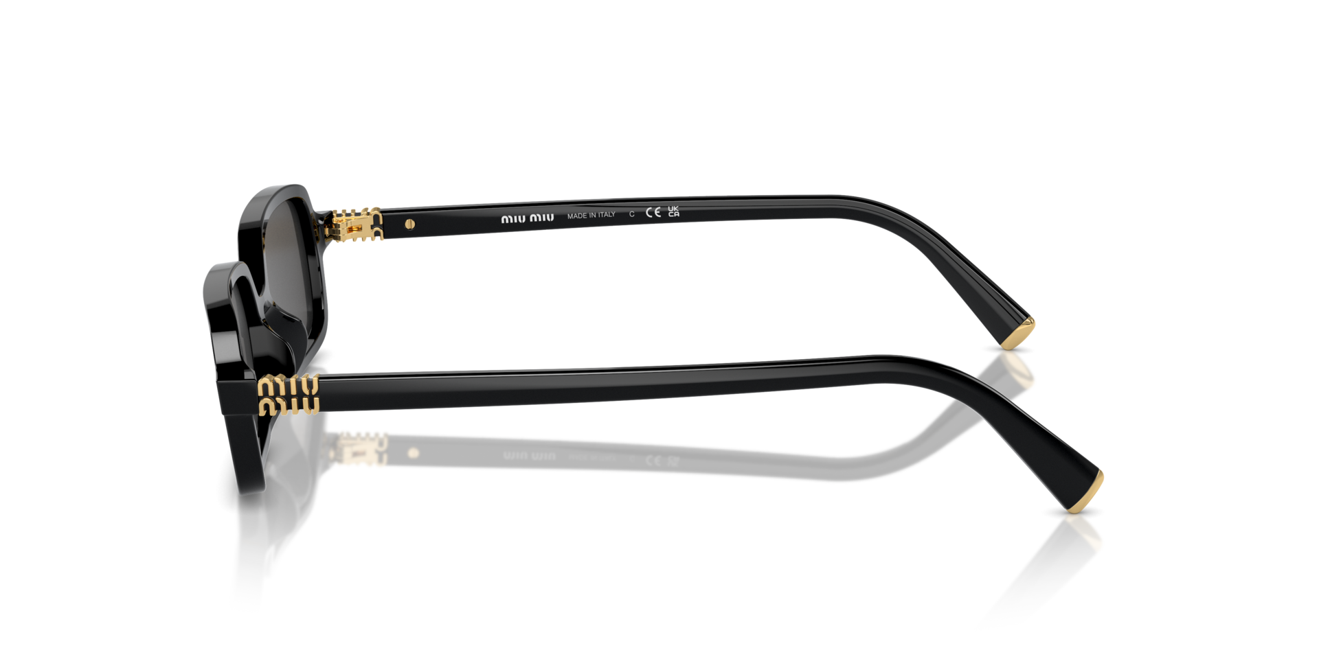 MIUMIU-11ZS/S 16K5S0 BLACK (GREY 51*16, Negro, hi-res image number 4