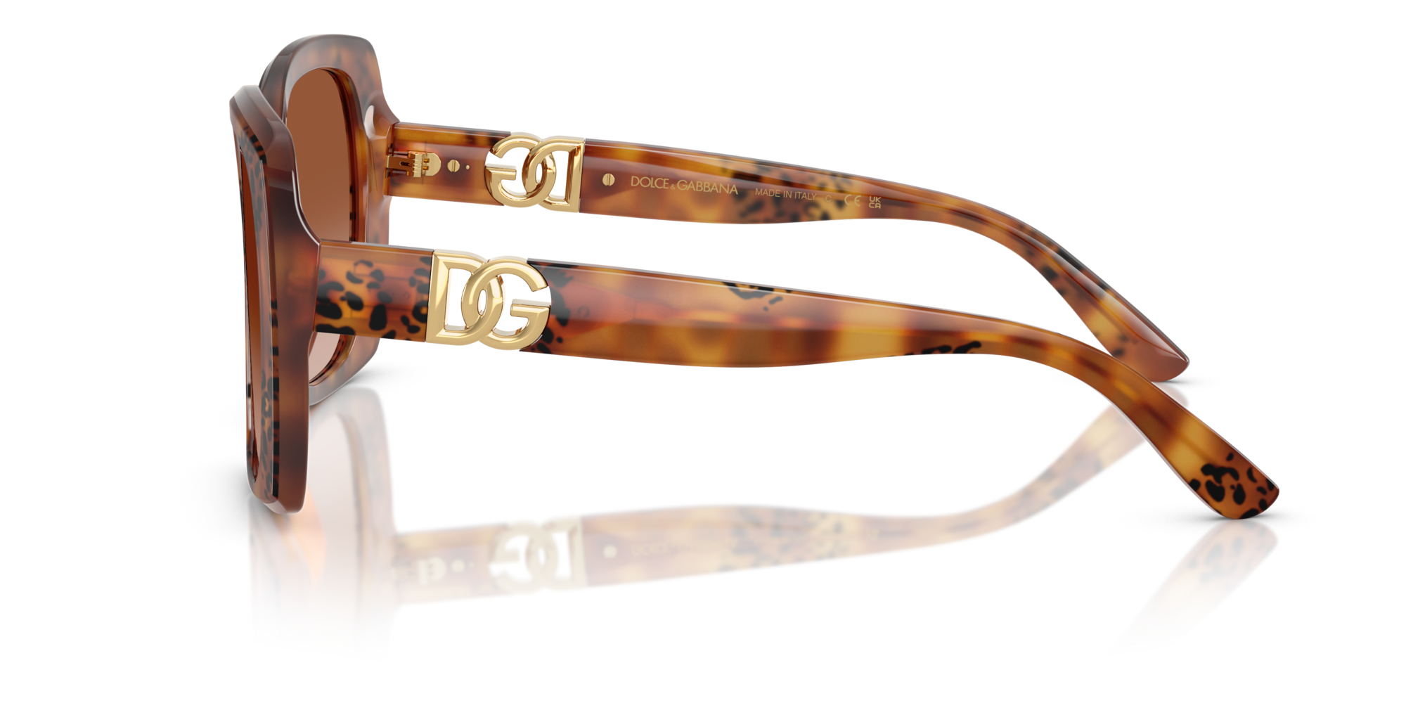GABBANA-4475/S 338013 HAVANA LEO(BROWN GRADIENT 56*19, Havana leopardo, hi-res image number 2