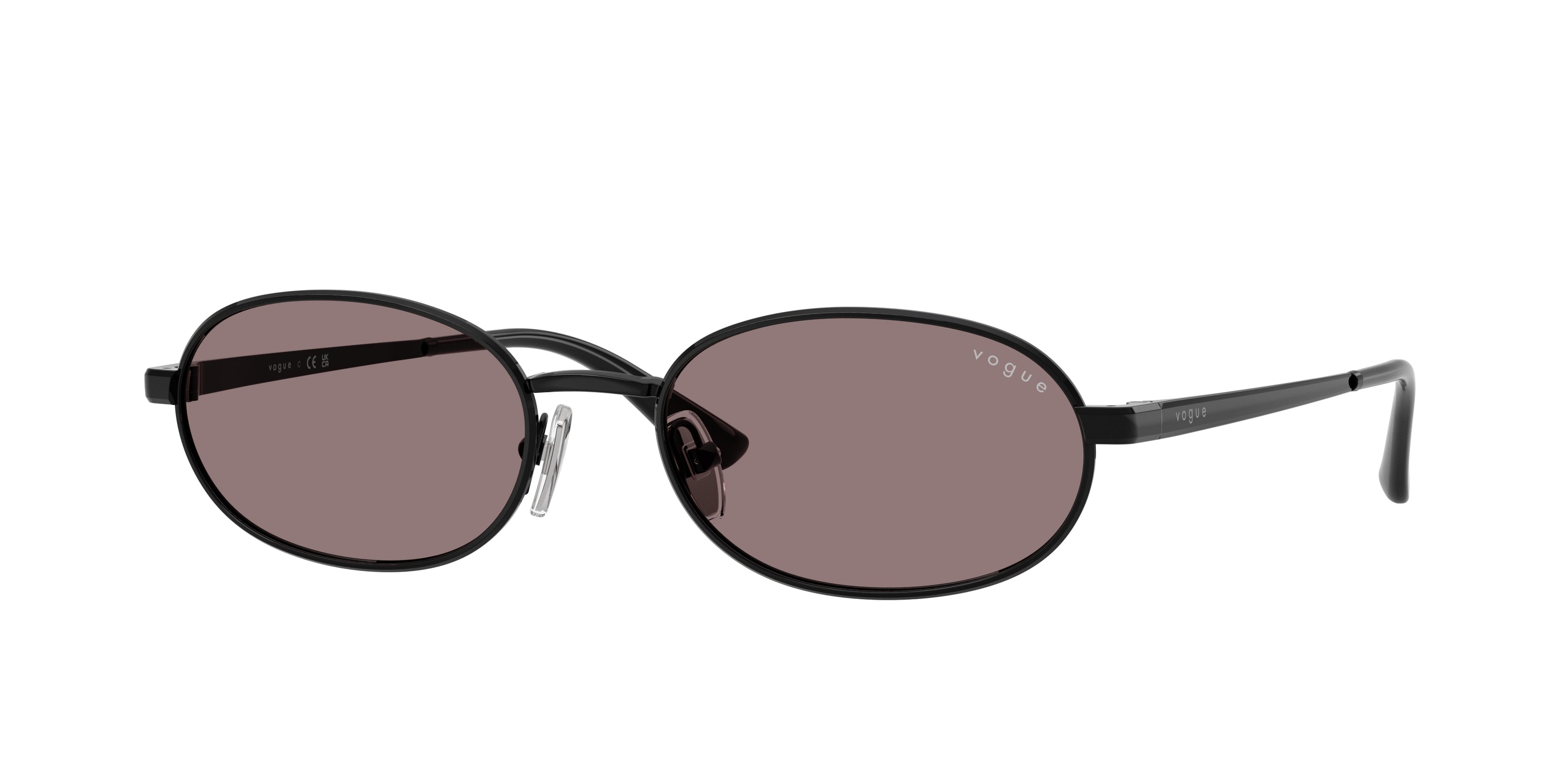 VOGUE-4353S/S 352/7N BLACK(DARK PURPLE 54*18, , hi-res image number 0