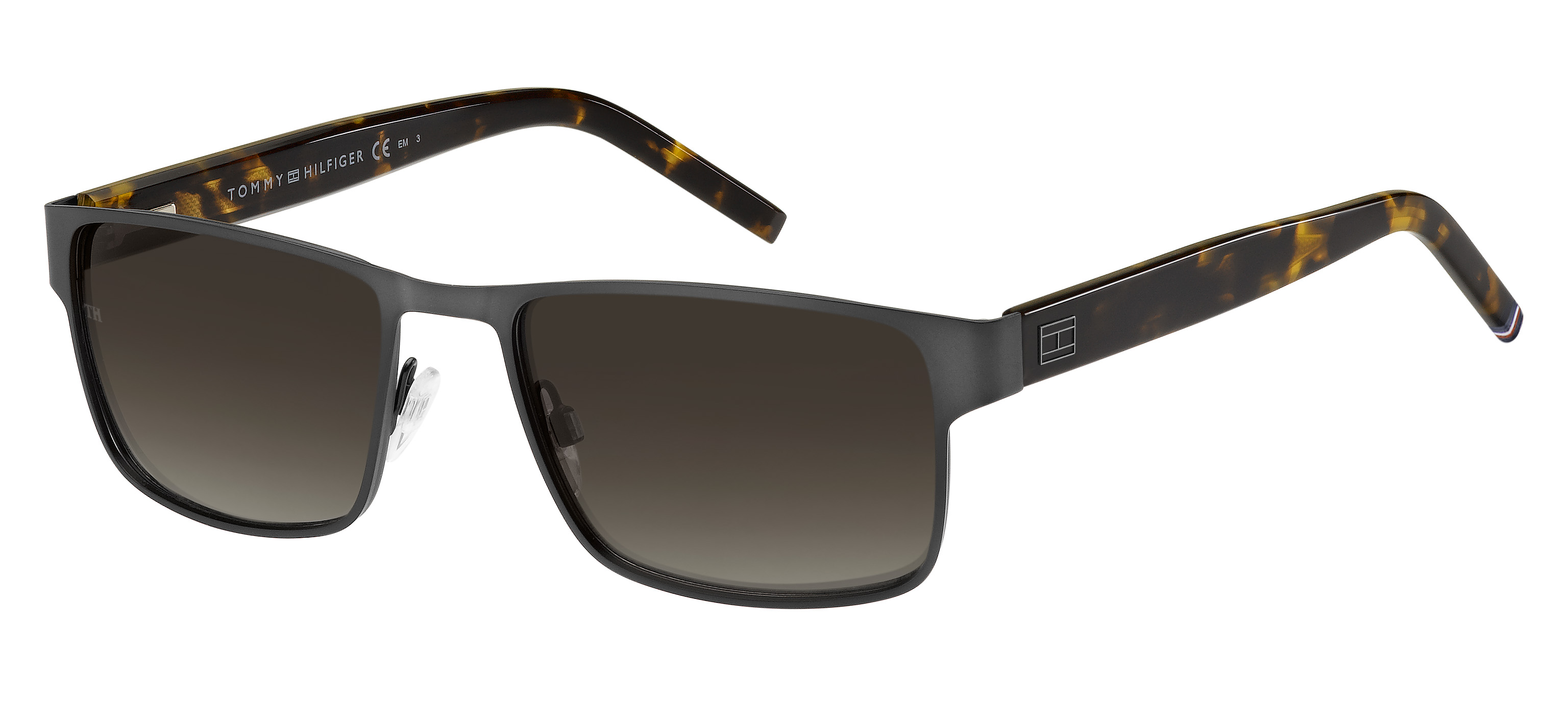TOMMYHILFIGER-1974/S SVK*HA MATTE RUTHENIUM BLACK(BROWN SHADED 57*19, Gris, hi-res image number 0