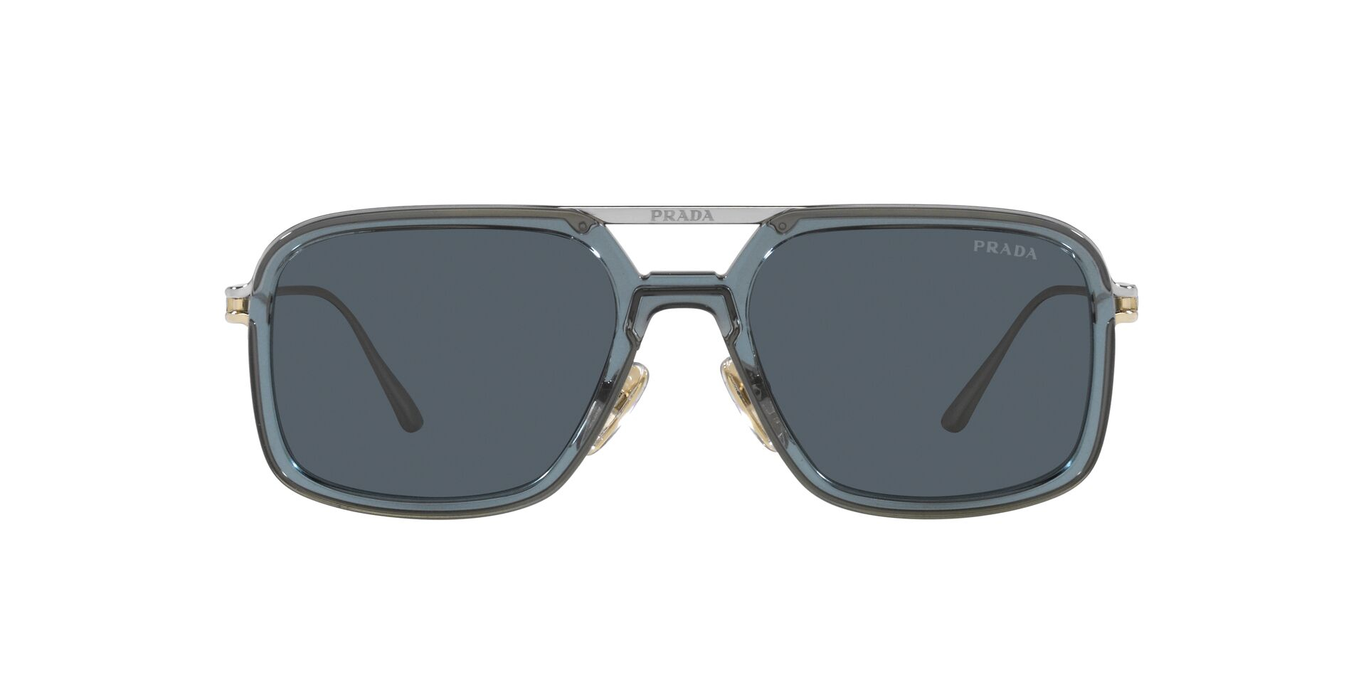 PRADA-57ZS/S 19F09T TRANSPARENT GRAPHITE(DARK GREY 55*19, Gris, hi-res image number 2