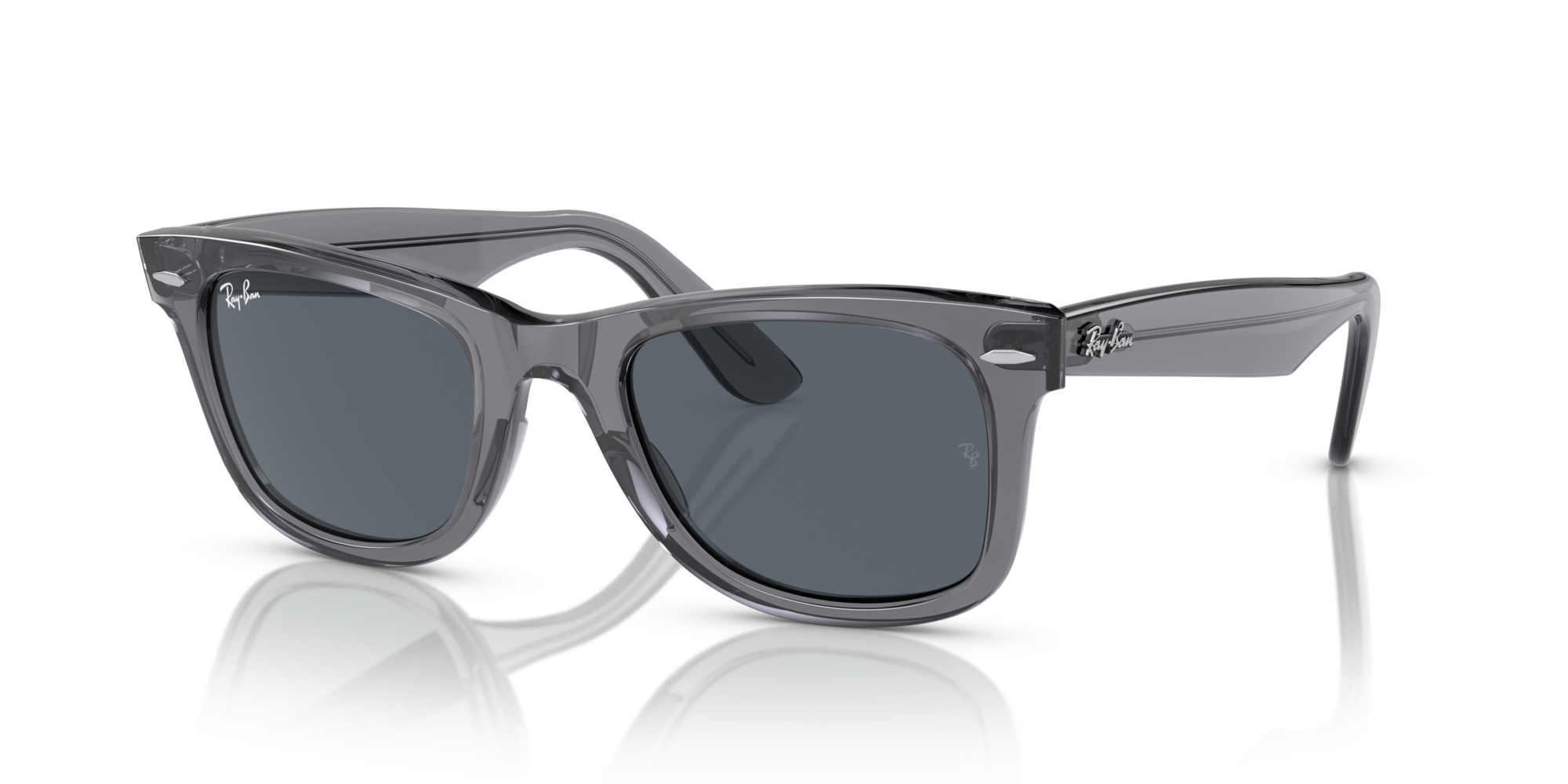 RB-2140 6641R5 TRANSPARENT GRAY(BLUE 50*22, Gris transparente, hi-res image number 0