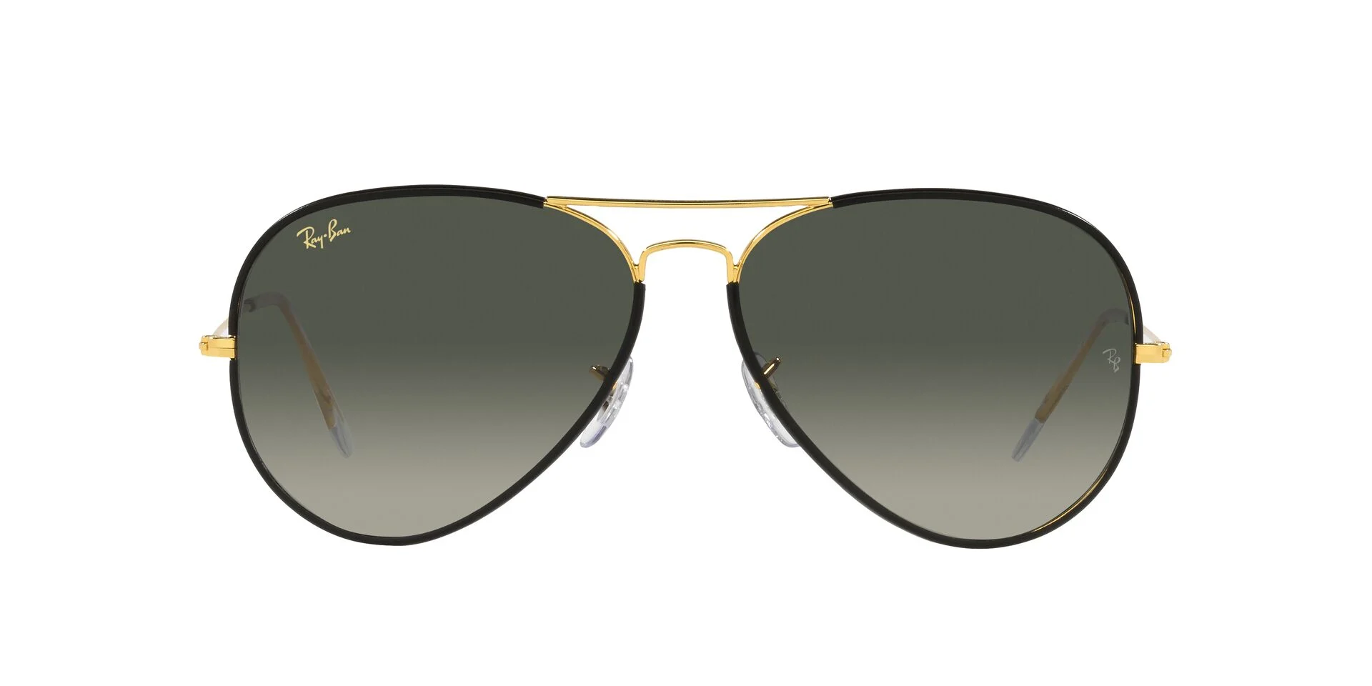 RB-3025JM 919671 BLACK ON LEGEND GOLD(GREY GRADIENT 58*14, Negro, hi-res image number 1