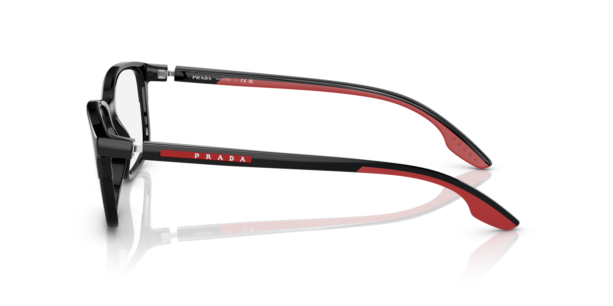 PRADA-SPORT-01PV/G 1AB1O1 BLACK 56*17, , hi-res image number 2